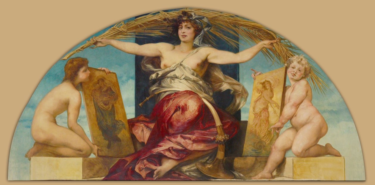 A vallásos és profán festészet allegóriája alkotó: Hans Makart