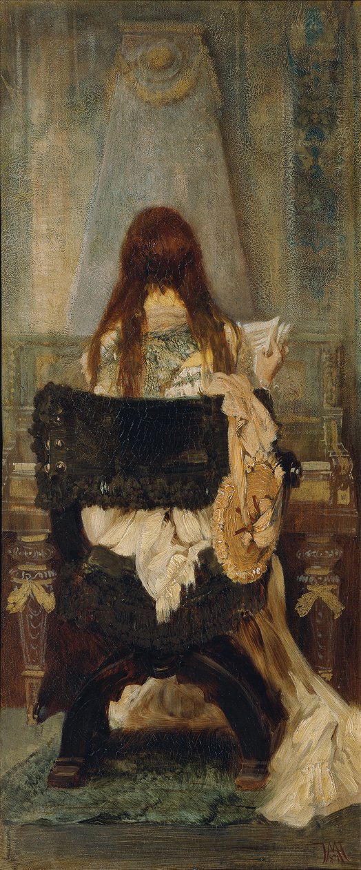 Dame vagyok Spinett alkotó: Hans Makart