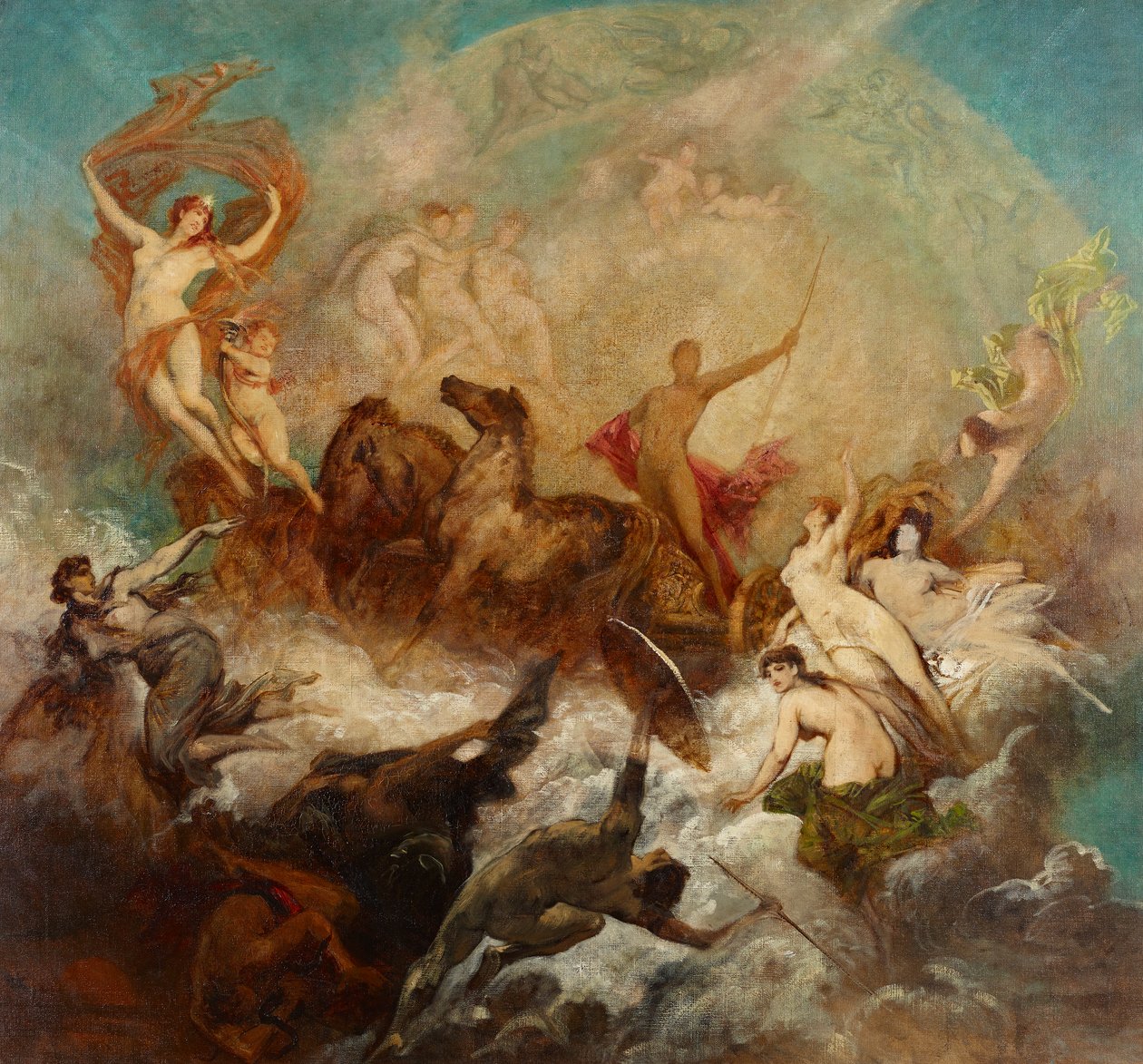 A fény győzelme a sötétség felett alkotó: Hans Makart
