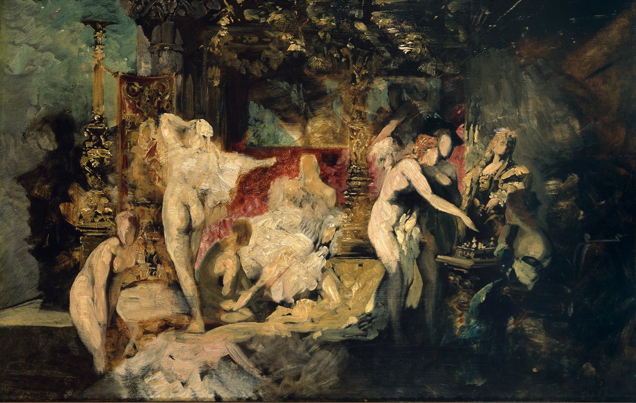 Nyár. Tanulmány alkotó: Hans Makart