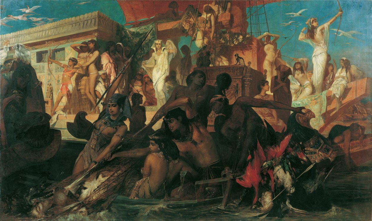 A Nílusi vadászat alkotó: Hans Makart