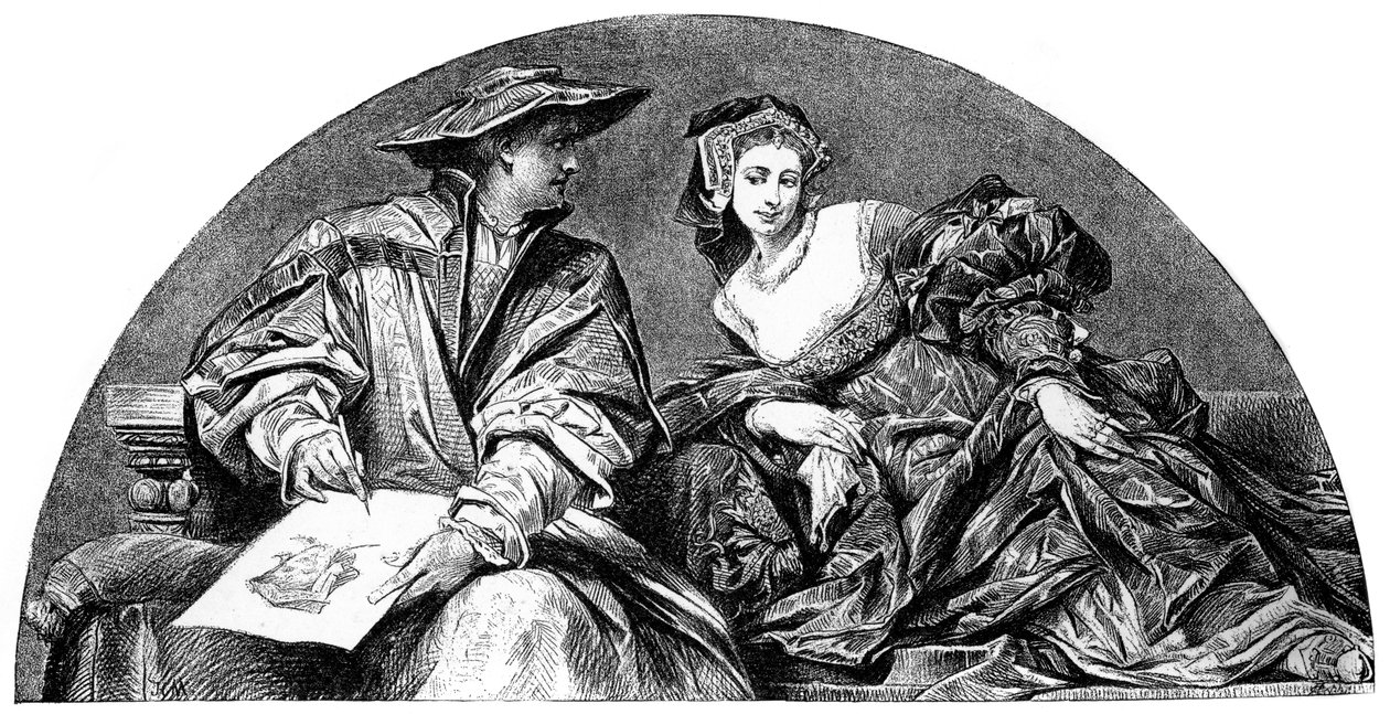 Hans Holbein német művész, 1880-1882 alkotó: Hans Makart