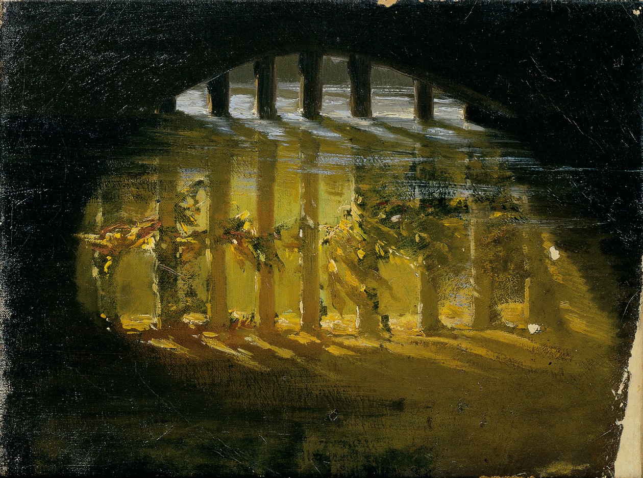 Motívum a Hellbrunni Palotaparkból alkotó: Hans Makart