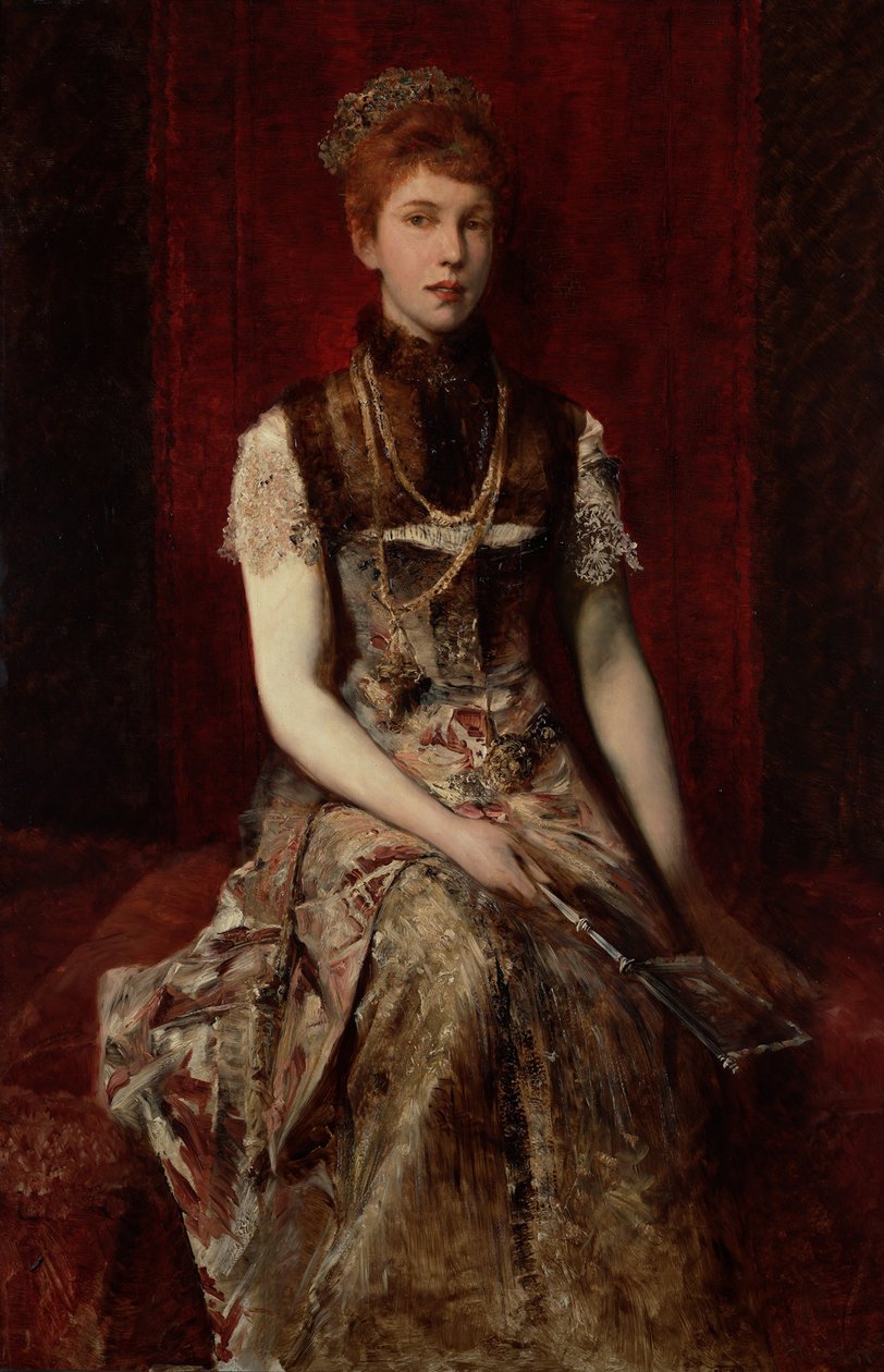 Dora Fournier-Gabillon portréja, 1879 körül alkotó: Hans Makart