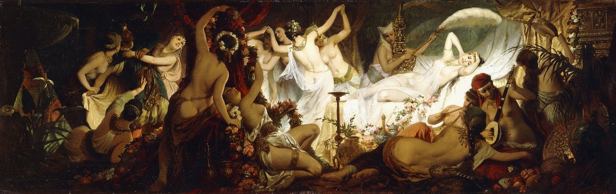 A hárem, alkotó: Hans Makart