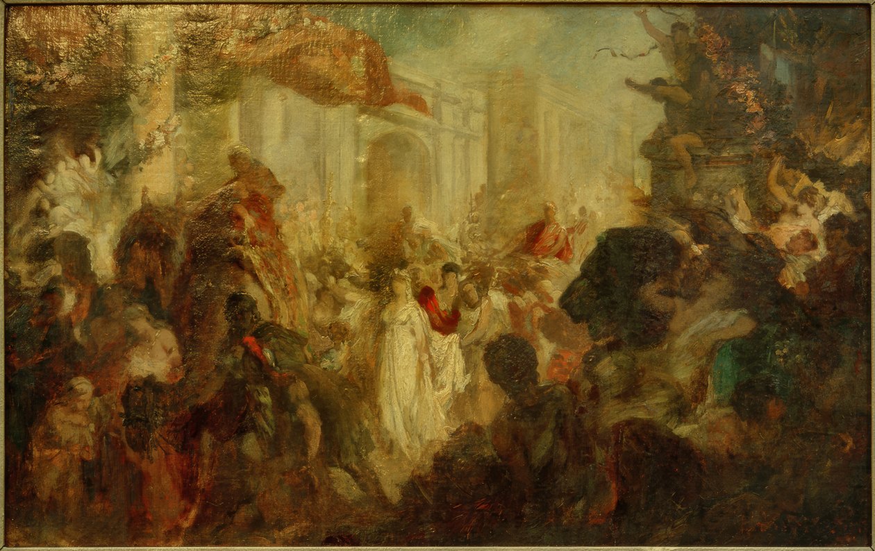 Egy római diadalmenet alkotó: Hans Makart