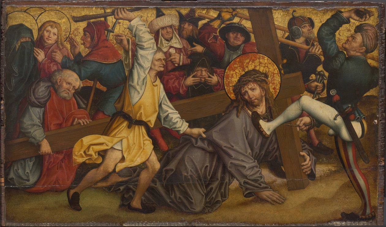A keresztet hordozó Krisztus, 150015. alkotó: Hans Maler