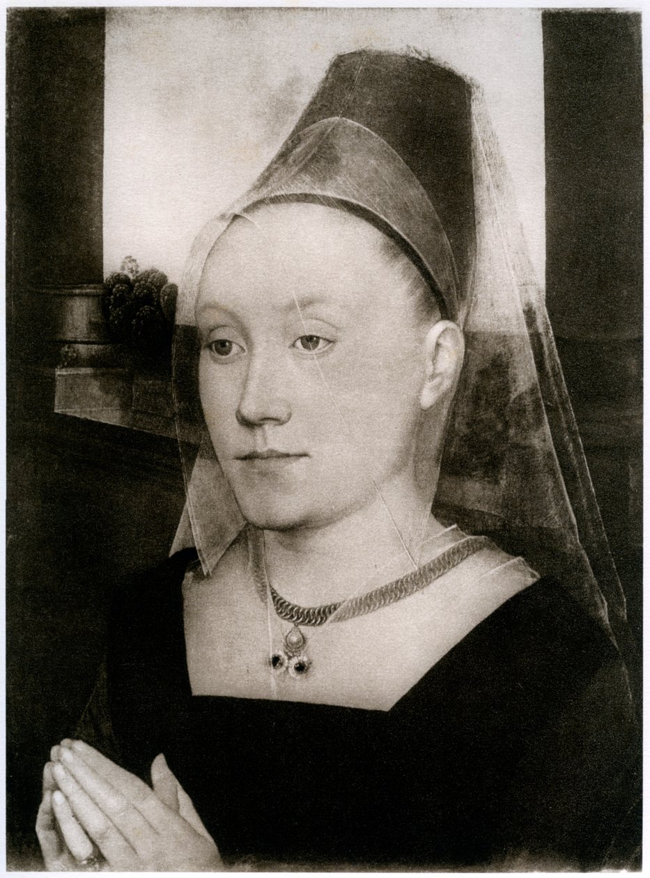 Barbara Van Vlaenderbergh, Guillaume Moreel felesége, 1480, 1927 alkotó: Hans Memling