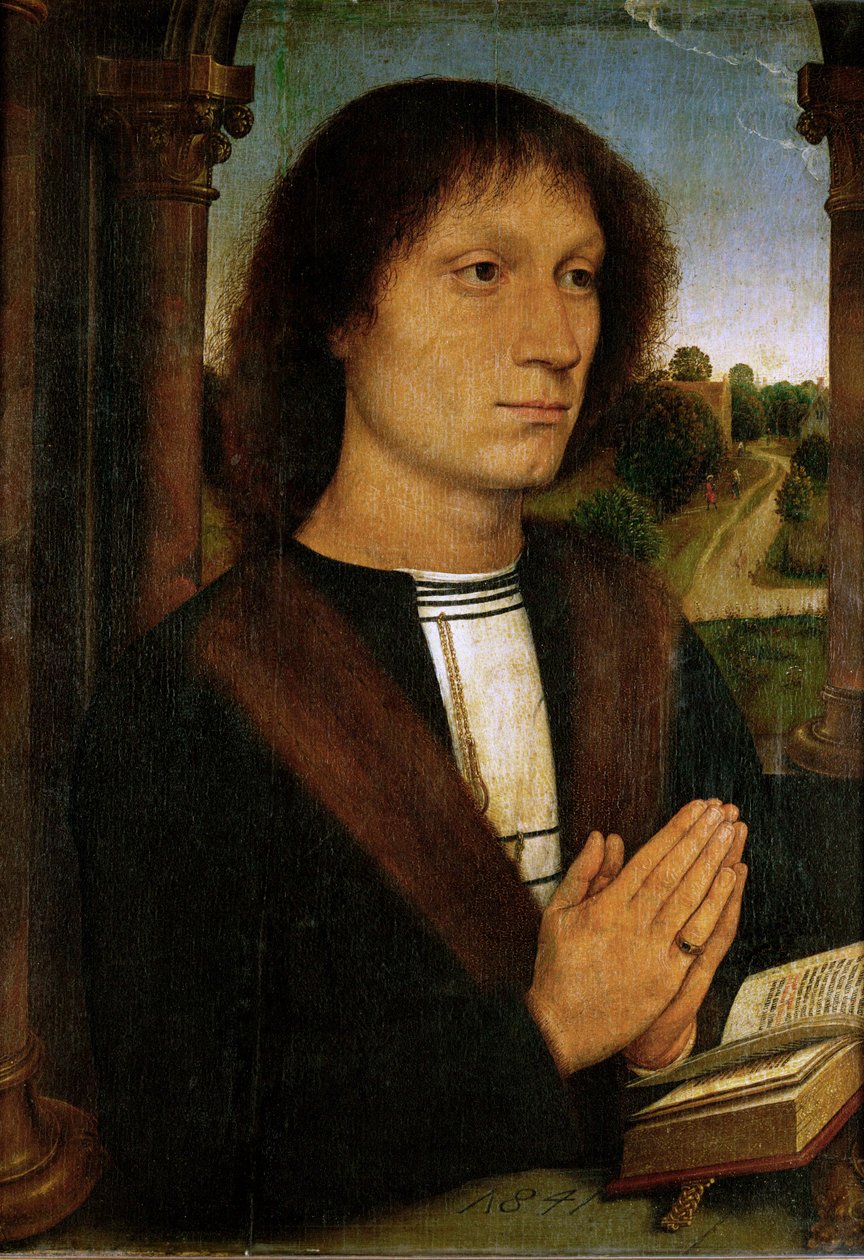 Benetto di Tommaso Portinari (olaj, fa) alkotó: Hans Memling