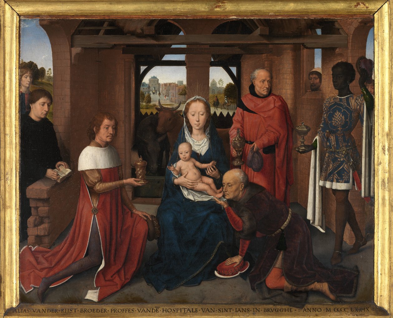 Jan Floreins triptichonjának központi táblája alkotó: Hans Memling