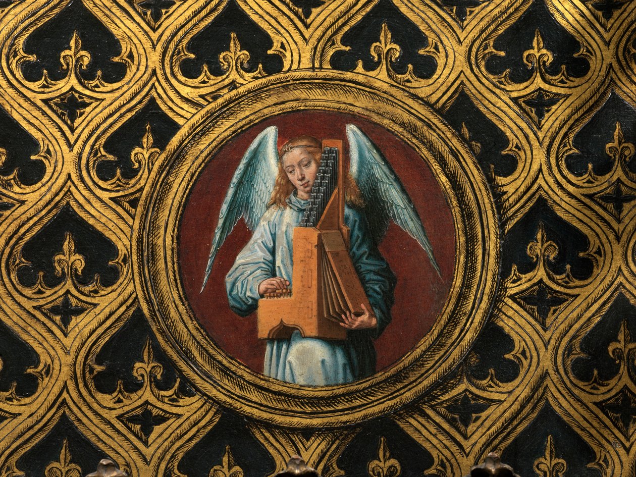 Szent Orsolya ereklyetartójának részlete alkotó: Hans Memling