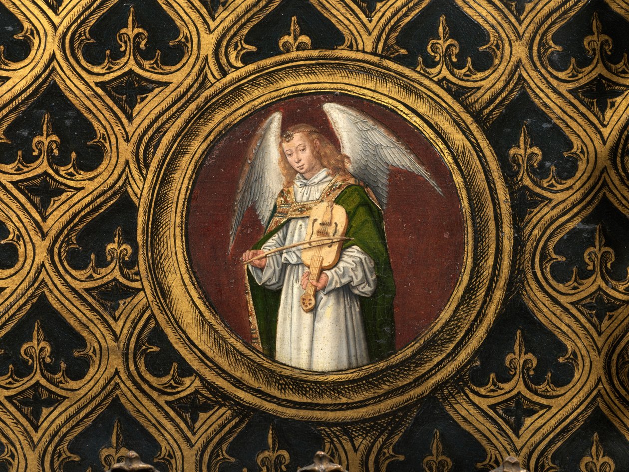 Szent Orsolya ereklyetartójának részlete alkotó: Hans Memling