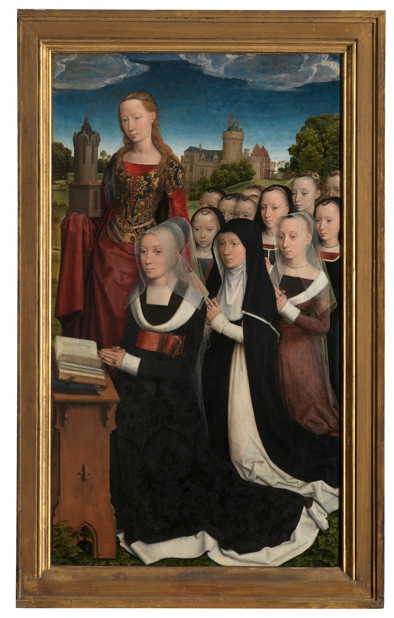 Részlet Willem Moreel triptichonjáról alkotó: Hans Memling