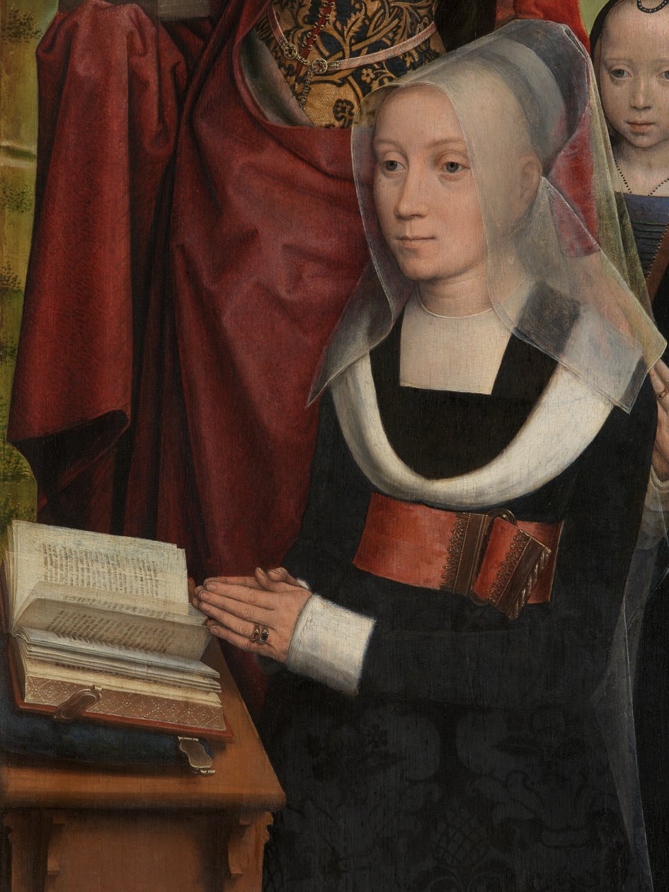 Részlet Willem Moreel triptichonjáról alkotó: Hans Memling
