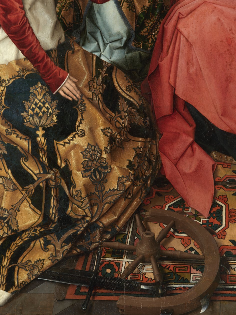 Részlet Keresztelő Szent János és Szent János evangélista triptichonjának központi táblájáról alkotó: Hans Memling