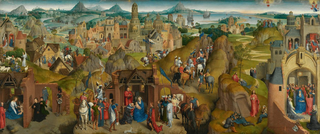 Mária hét öröme alkotó: Hans Memling