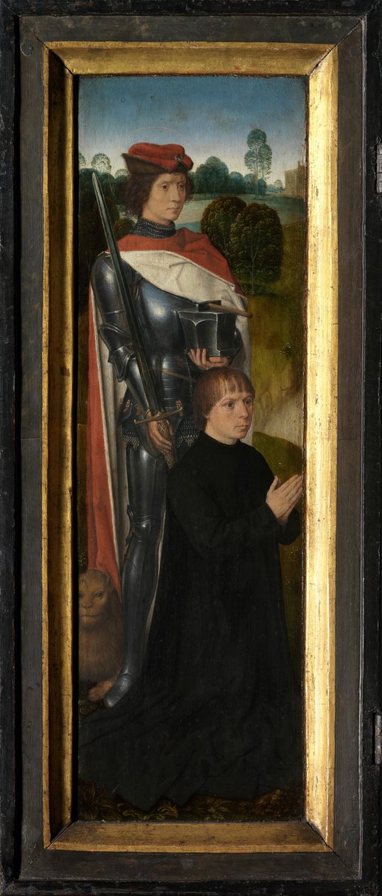 Adriaan Reins triptichonjának bal szárnya alkotó: Hans Memling