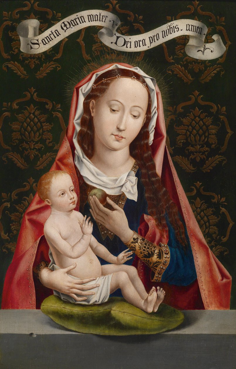 Az Alma Madonna alkotó: Hans Memling