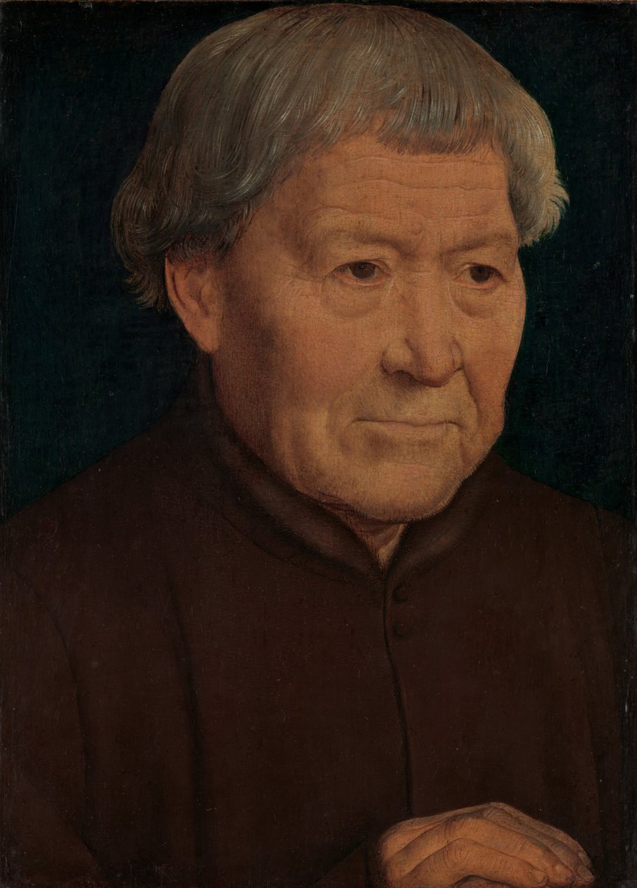 Egy öregember portréja, 1475 körül alkotó: Hans Memling