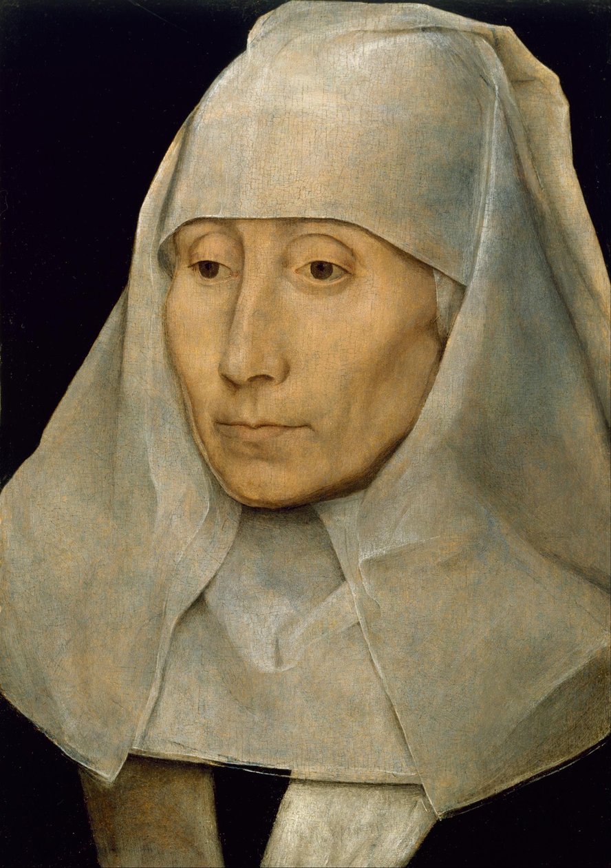 Egy idős nő portréja alkotó: Hans Memling