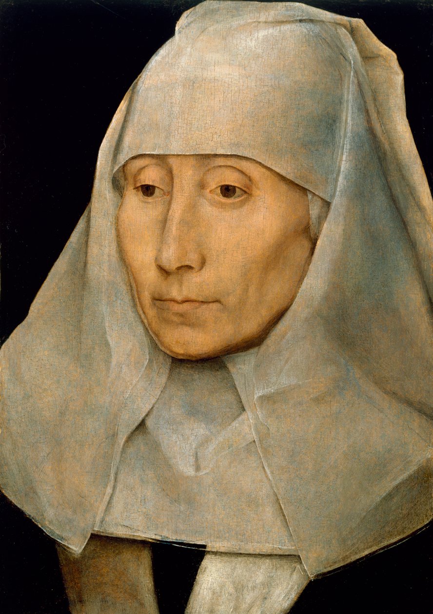 Egy öregasszony portréja, 1468-70 alkotó: Hans Memling