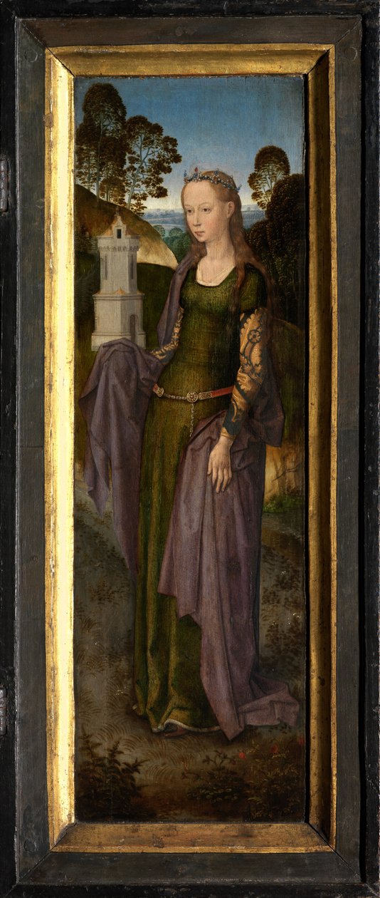 Adriaan Reins triptichonjának jobb szárnya alkotó: Hans Memling