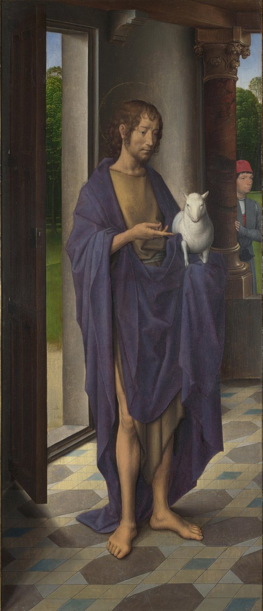 Keresztelő Szent János, 1478 körül alkotó: Hans Memling