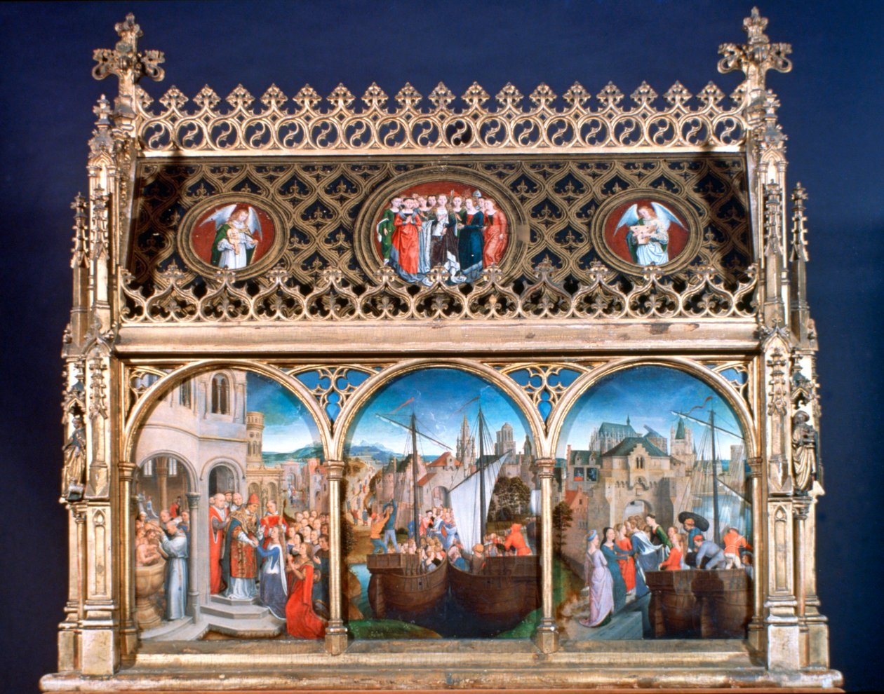 Szent Orsolya-szentély, 1489 alkotó: Hans Memling