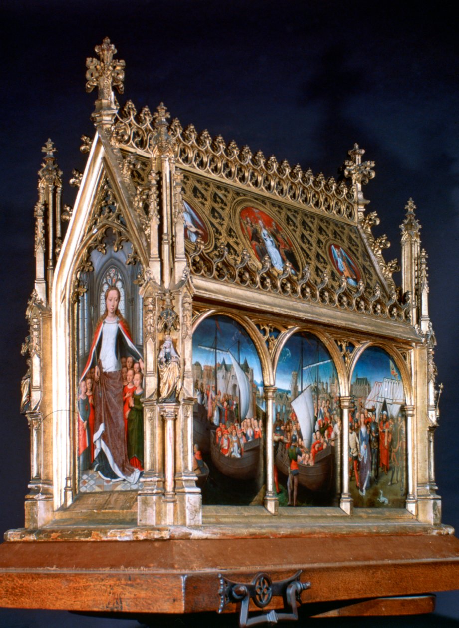 Szent Orsolya kegyhely, Szent Orsolya és a Szent Szűzek, 1489 alkotó: Hans Memling