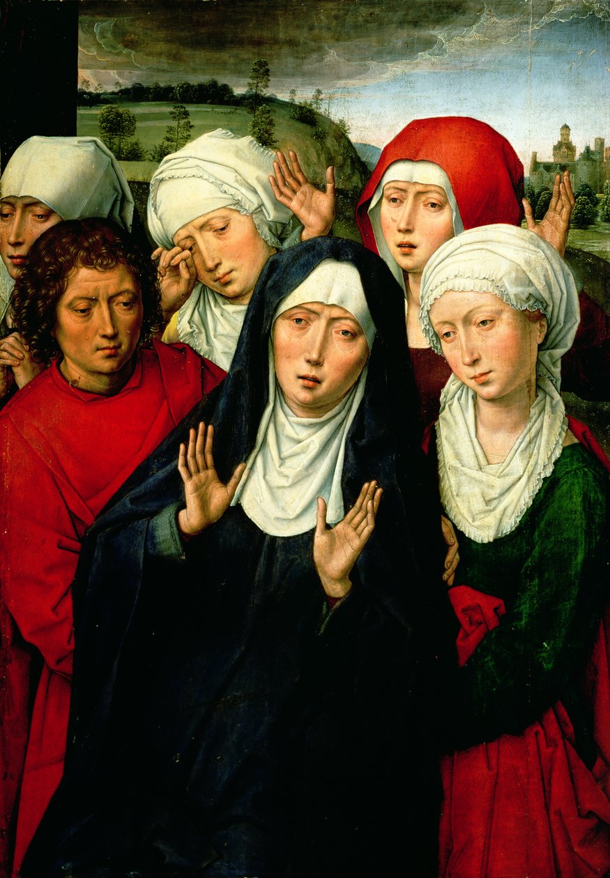 A Szent Nők, a Depozíciós Diptichon jobb oldali táblája, 1492-94 körül alkotó: Hans Memling