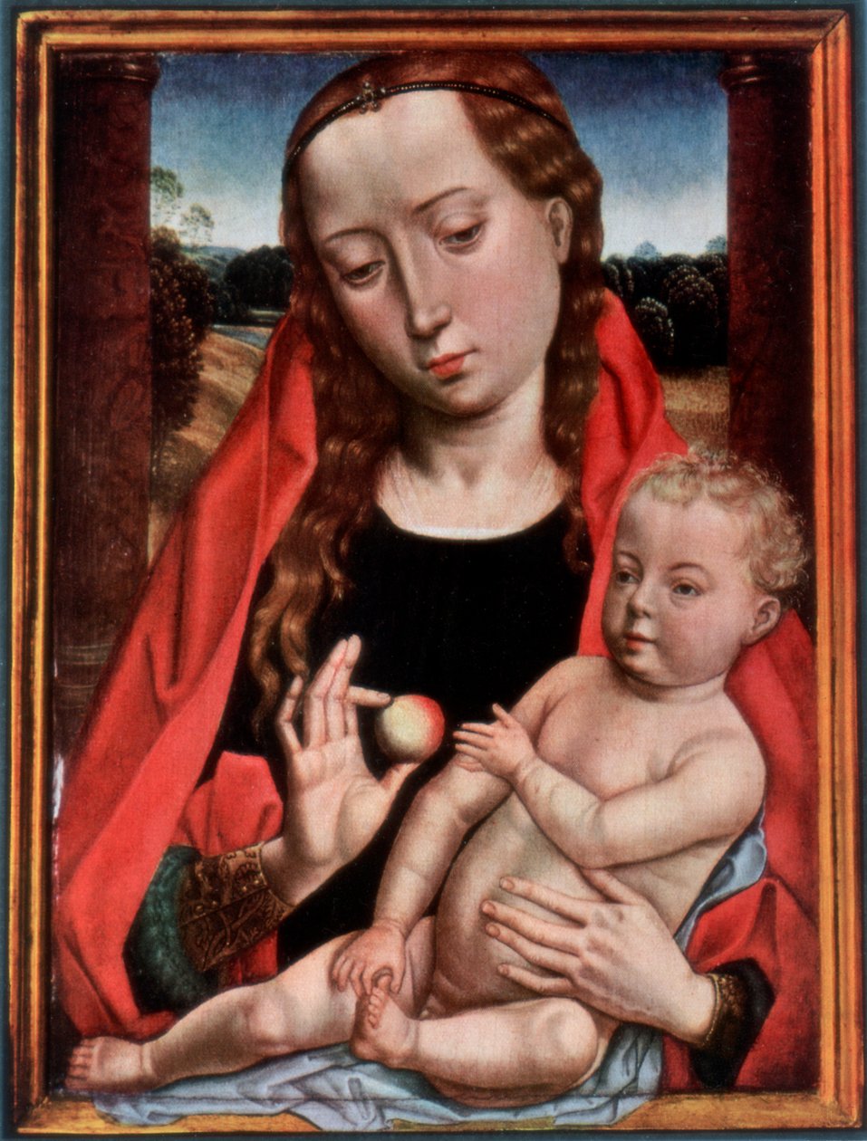 A Madonna és a gyermek, 1927 alkotó: Hans Memling