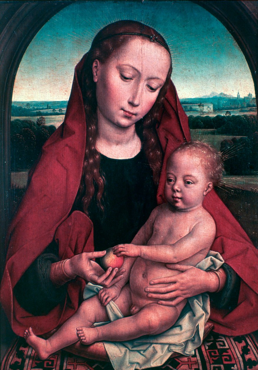 A Szűz és a Gyermek, c1453-1494 alkotó: Hans Memling