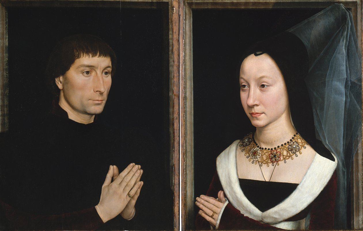 Tommaso di Folco Portinari 1428-1501, Maria Portinari ..., kb. 1470. alkotó: Hans Memling