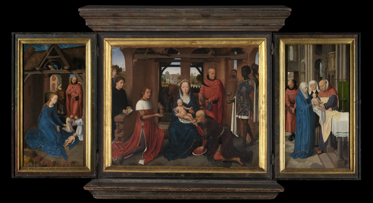Jan Floreins triptichonja alkotó: Hans Memling