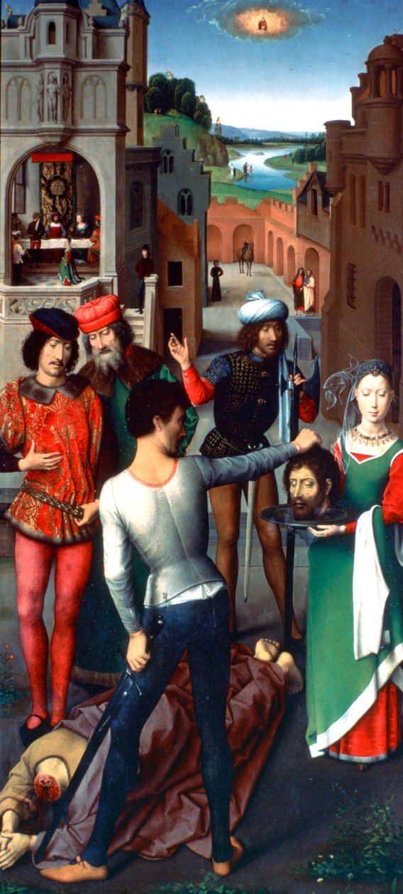 Keresztelő Szent János és Szent János evangélista triptichonja, 1479 alkotó: Hans Memling