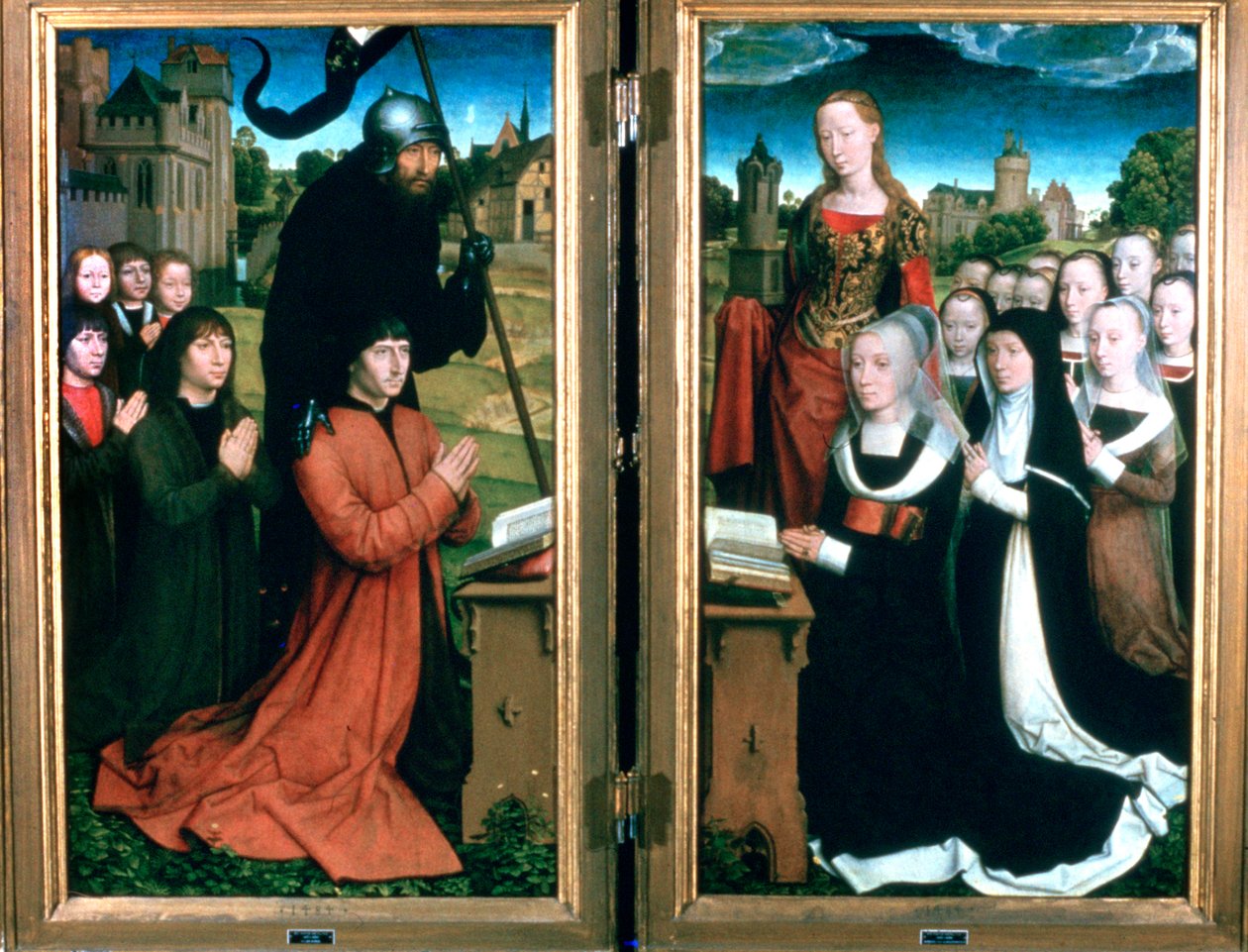A Moreel család triptichonja, 1484 alkotó: Hans Memling