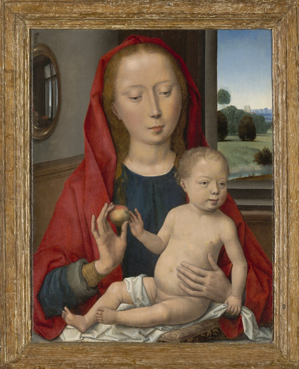 Szűz és gyermek, 1485-90 alkotó: Hans Memling