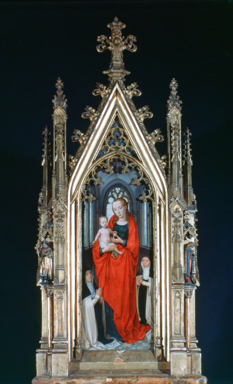 Szűz és gyermek, Szent Orsolya kegyhely, 1489 alkotó: Hans Memling