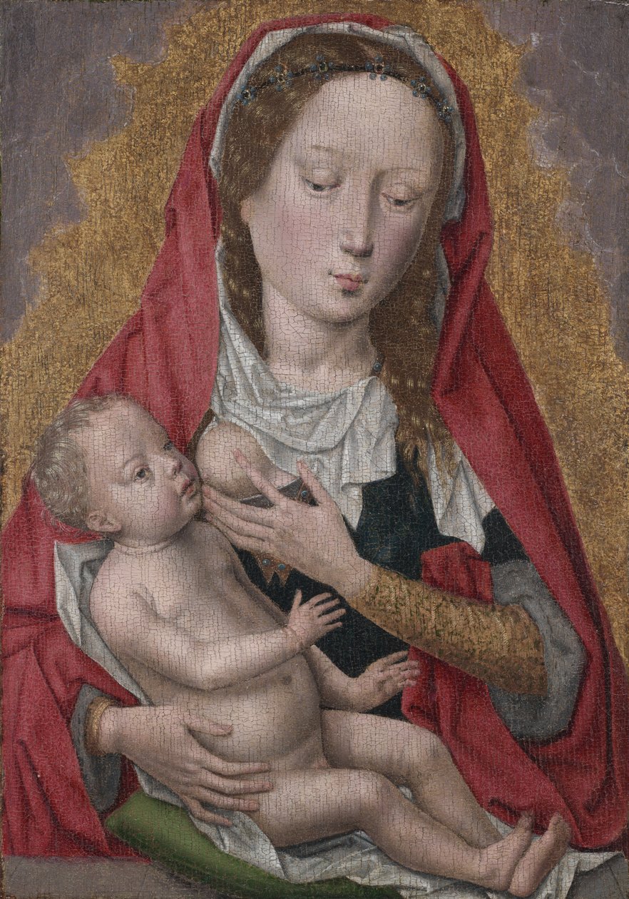 Szűzanya és gyermeke, 1470-80 körül (olaj, fa) alkotó: Hans Memling