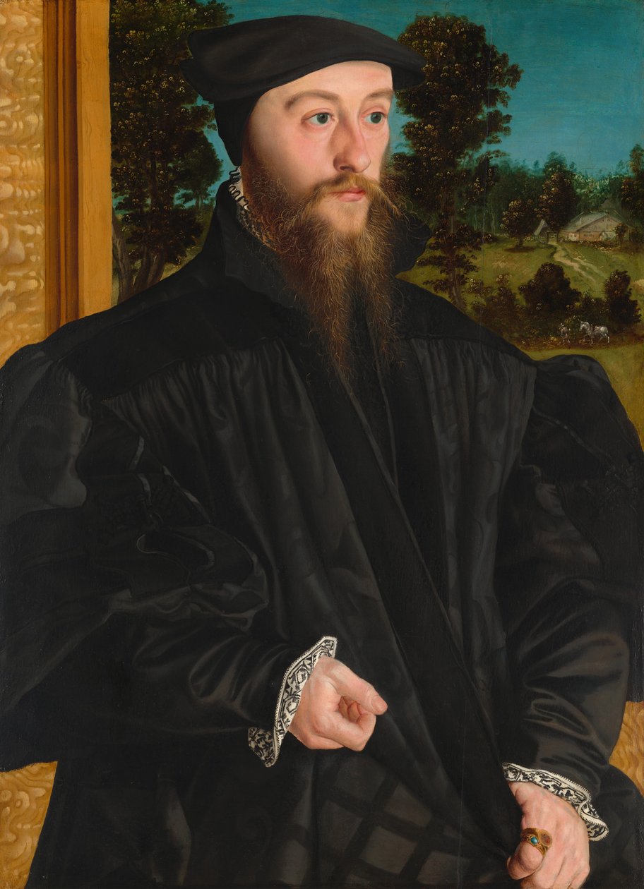 A Fröschl család tagja, kb. 15391540. alkotó: Hans Mielich