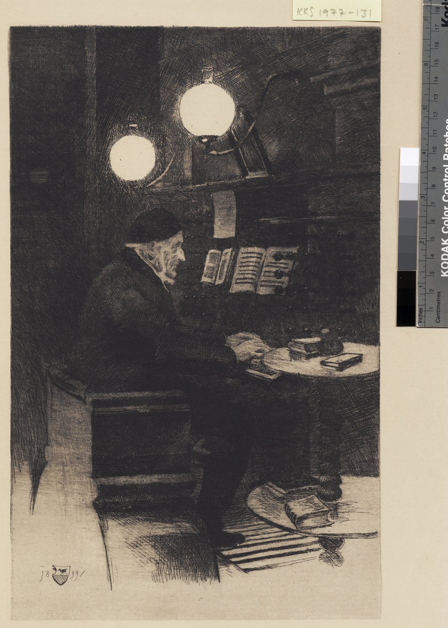 Hartmann orgonál alkotó: Hans Nikolaj Hansen