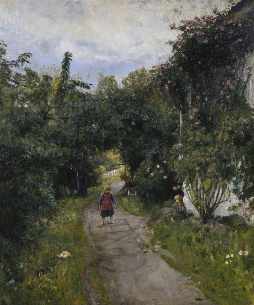 Komlótábla, Paradis (olaj, vászon) alkotó: Hans Olaf Heyerdahl