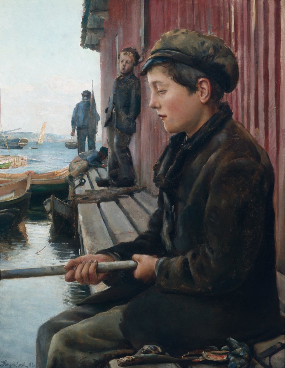 A halászfiú alkotó: Hans Olaf Heyerdahl