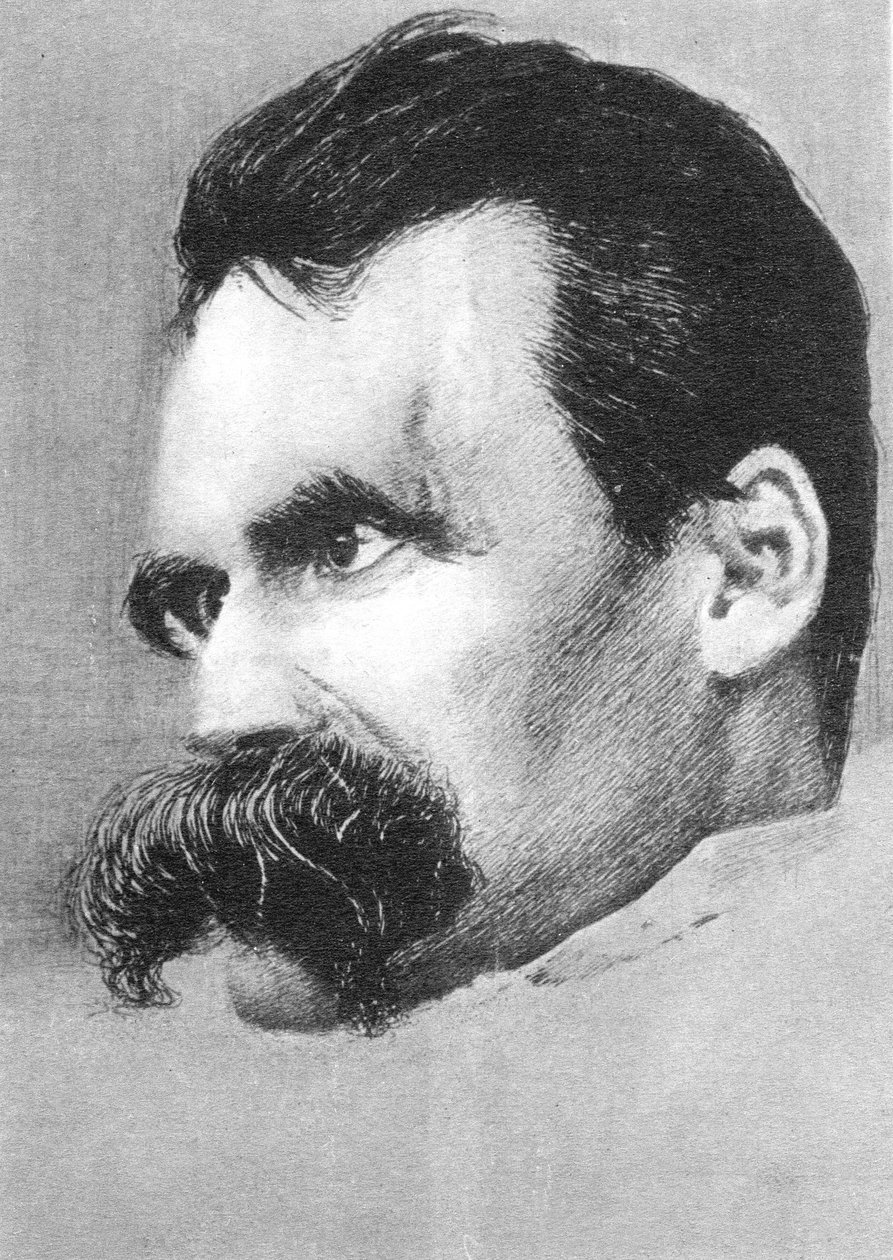 Friedrich Wilhelm Nietzsche német filozófus és író alkotó: Hans Olde