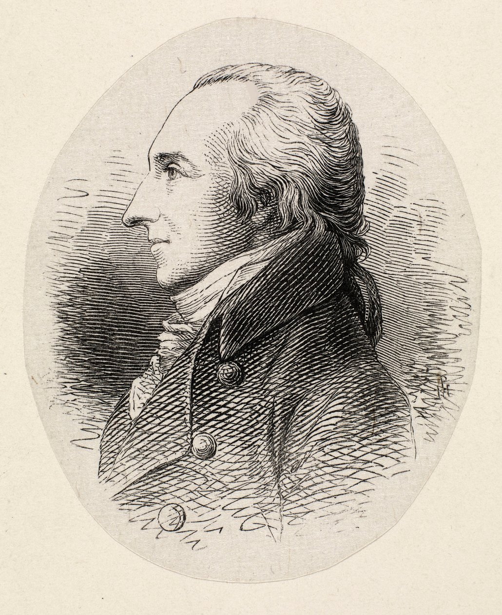 Friedrich Ludwig Aemilius Kunzen karmester és zeneszerző portréja 1761-1817, alkotó: Hans Peter Hansen