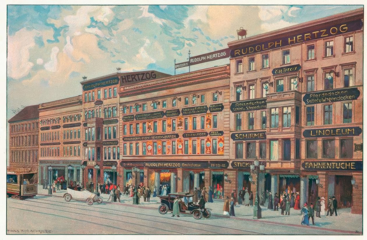 Rudolph Hertzog, Berlin C. Front Breite Strasse alkotó: Hans Rudolf Schulze