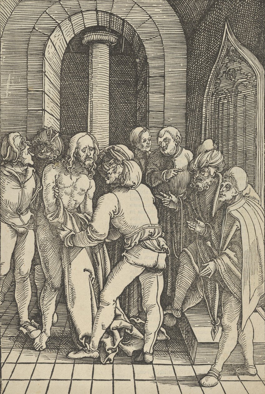 Vetkőzött Krisztus, Urunk Jézus Krisztus szenvedésének tükréből, 1507 alkotó: Hans Schäufelein the Elder