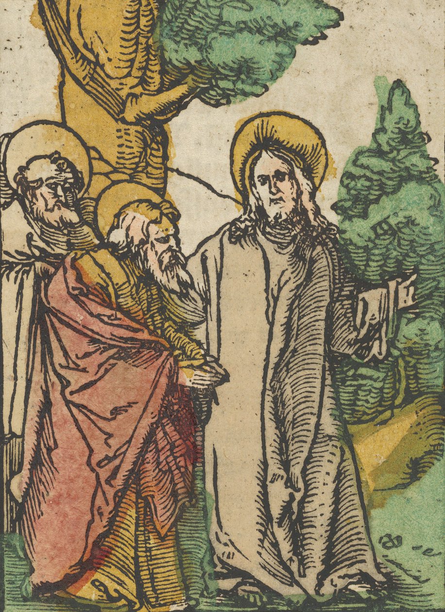 Krisztus beszél a tanítványokkal, 5, a Das Plenariumból, 1517. alkotó: Hans Schäufelein the Elder
