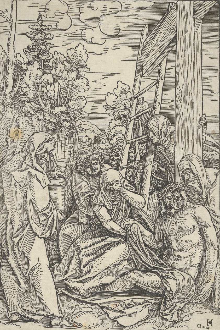 A Siralom, Krisztus életéből, kb. 1511-12. alkotó: Hans Schäufelein the Elder