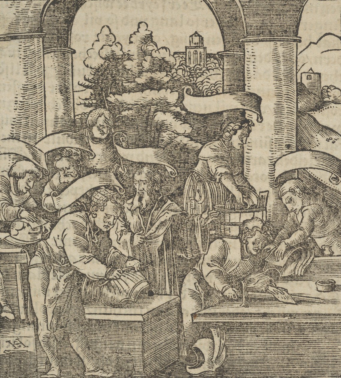 Páncélgyártás, Hymmelwagentől a Ki él jól..., 1517. alkotó: Hans Schäufelein the Elder